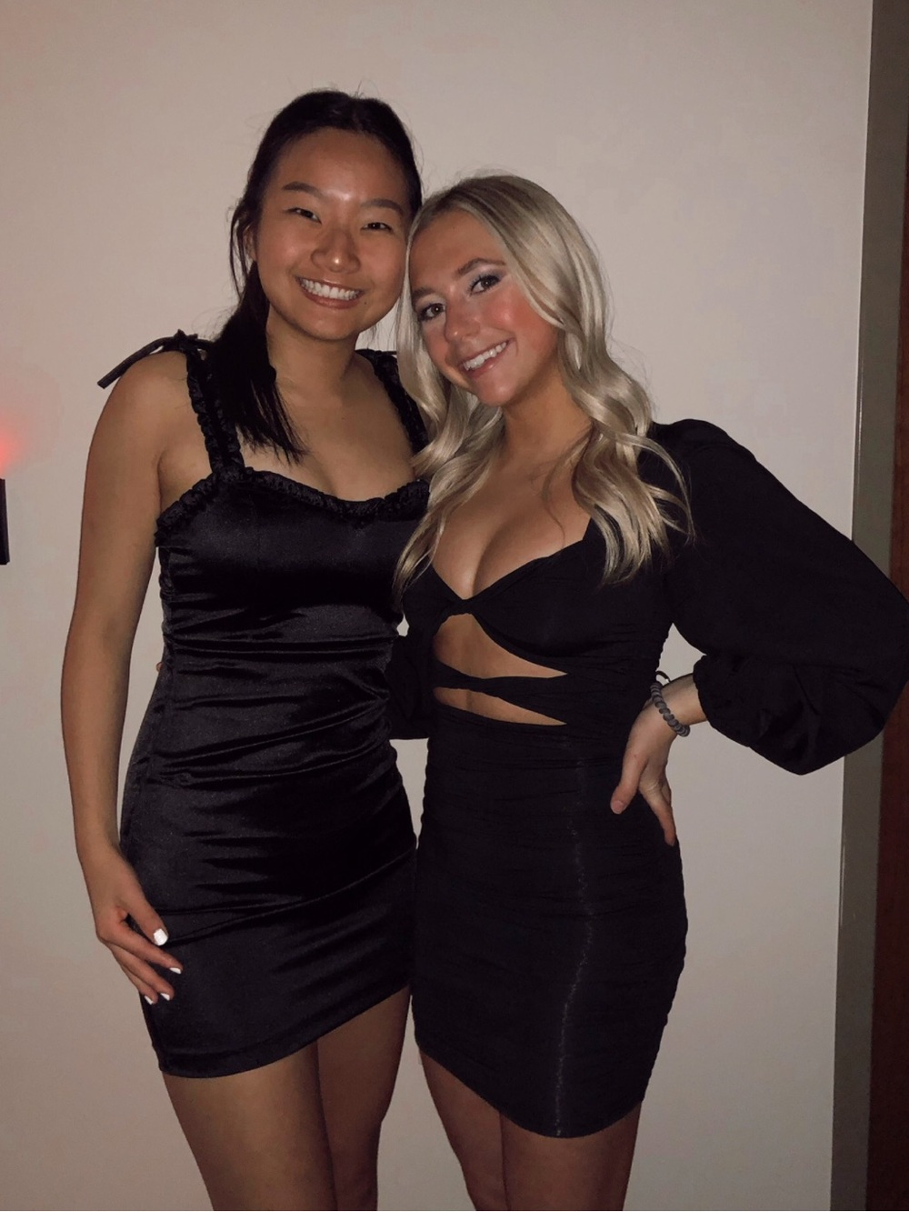Black Cutout Mini Dress